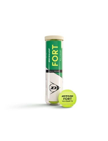 PALLINE TENNIS DUNLOP  FORT ALL COURT 18 TUBI DA 4 PALLINE